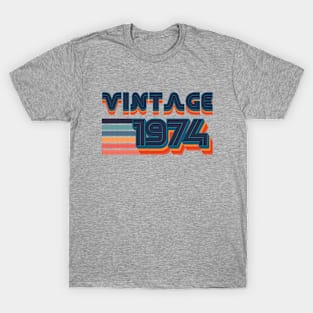 Vintage 1974 - Birthyear T-Shirt